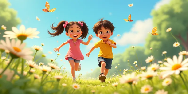 Renkli Bahar Köyü Masalı Aile Sevgi ve Doğanın Büyüsü - 7