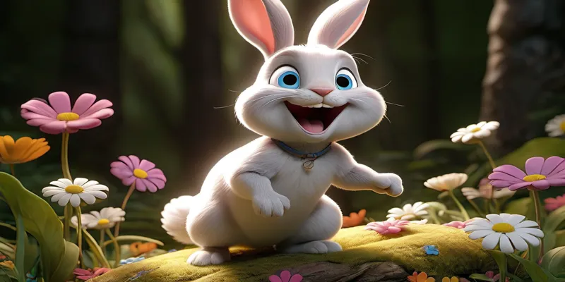 Renkli Orman'da Neşe Dolu Bir Yolculuk Minik Tavşan - Masal - 7