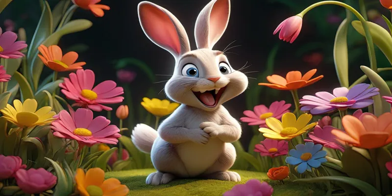 Renkli Orman'da Neşe Dolu Bir Yolculuk Minik Tavşan - Masal - 5