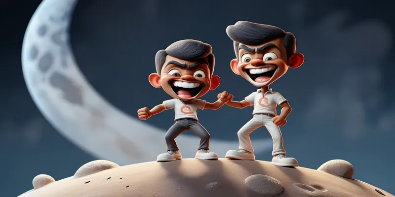 Uzayda Bir Keşif Ali ve Babasının Dolunay Yolculuğu - Hikaye - 9