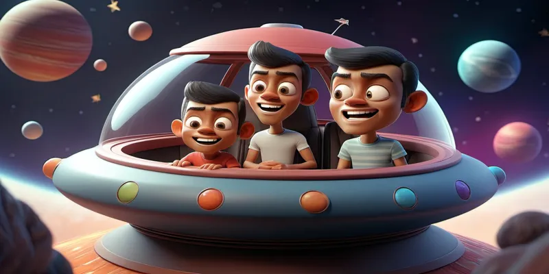 Uzayda Bir Keşif Ali ve Babasının Dolunay Yolculuğu - Hikaye - 10