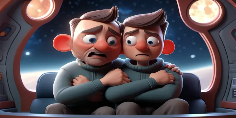 Uzayda Bir Keşif Ali ve Babasının Dolunay Yolculuğu - Hikaye - 8