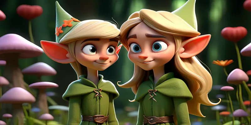 Sevgi Ormanında Elfler Cüceler Perilerin Dostluk Hikayesi