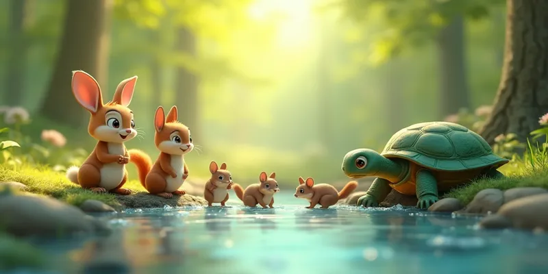 Sevgi Paylaşım ve Doğa Ormandaki Mutlu Hayvanlar Masalı - 7