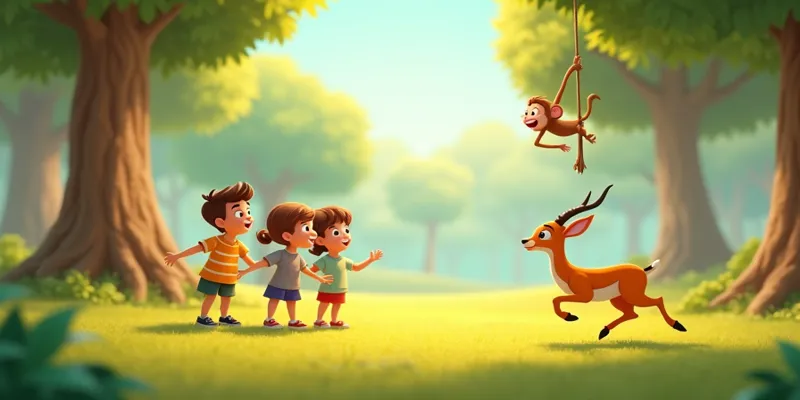 Sevgi Paylaşım ve Doğa Ormandaki Mutlu Hayvanlar Masalı - 8