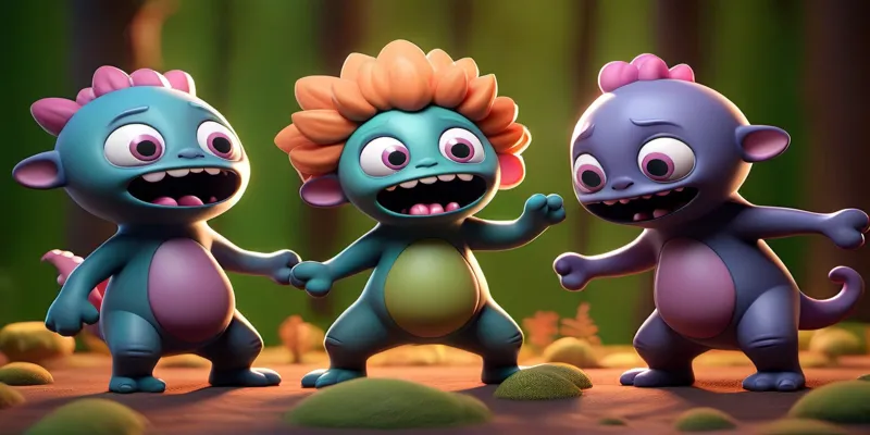 Sevimli Canavar ve Ayazın Macerası | Uyku Hikayeleri Oku - 2