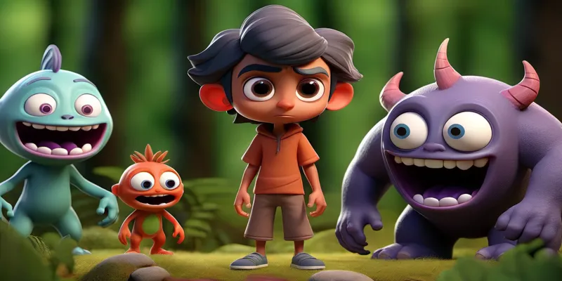 Sevimli Canavar ve Ayazın Macerası | Uyku Hikayeleri Oku - 5