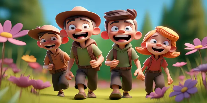 Sevimli Hayvanların Eğlenceli Orman Macerası - Çocuk Masalı - 5