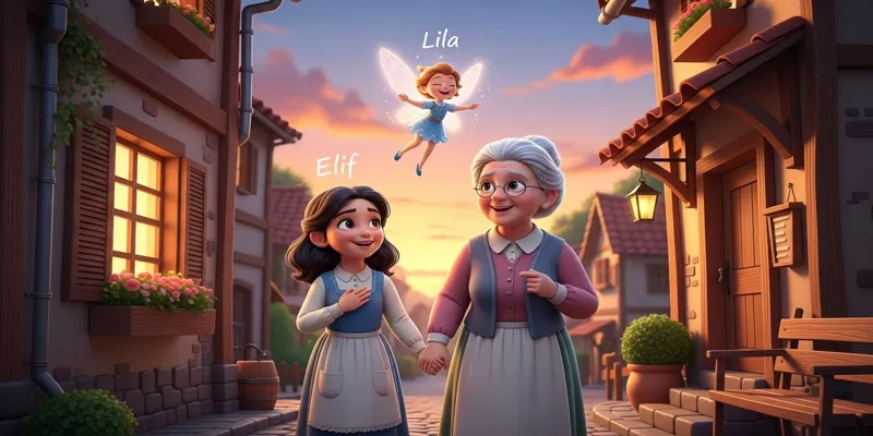 İyilik Perisi Lila ve Elif’in Macerası Çocuklar İçin Masal - 8