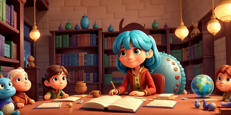 Sihirli Kütüphane ve Kayıp Kitap Hikayeleri - Uyku Hikayesi