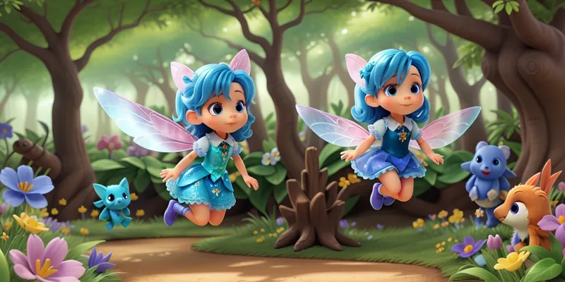 Sihirli Ormanın Koruyucusu Mavi Peri - Çocuk Masalı Oku - 4