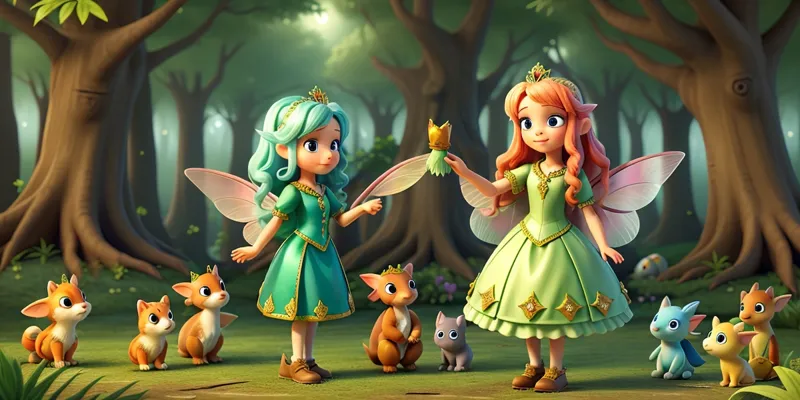 Sihirli Ormanın Koruyucusu Mavi Peri - Çocuk Masalı Oku - 3