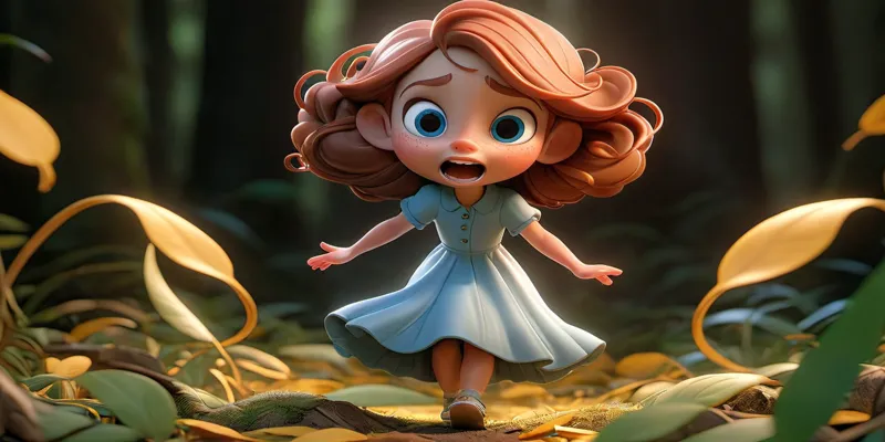 The Brave Little Girl Who Saved the Enchanted Forest’s Magic