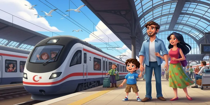 Trenle Yolculuk Masalı Asil’in Ailesiyle Macera Dolu İlk Seyahati - 3