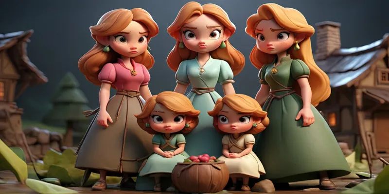 Üç Prenses ve Çiftçi Masalını Oku - Çocuk Masalları - 4