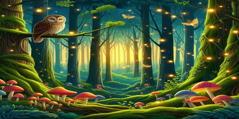 Uykucu Orman Masalı Maviş’in Gizemli Yolculuğu Masalı