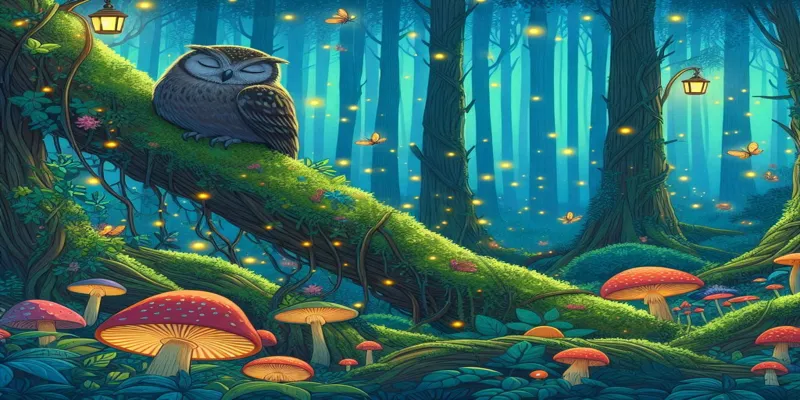 Uykucu Orman Masalı Maviş’in Gizemli Yolculuğu Masalı - 4