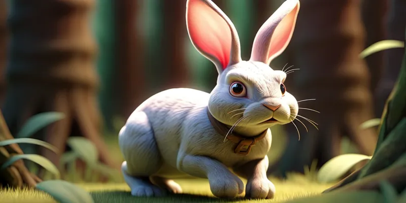 Uzak Bir Ormanda Yaşayan Sevinli Küçük Tavşan Masalını Oku - 2