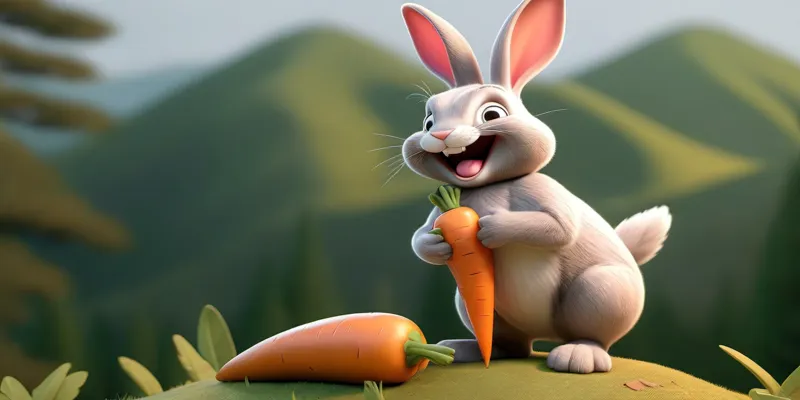 Uzak Bir Ormanda Yaşayan Sevinli Küçük Tavşan Masalını Oku - 4