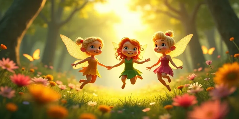 Ormandaki Dostluk ve Yardım Hikayesi Yardım Sever Periler