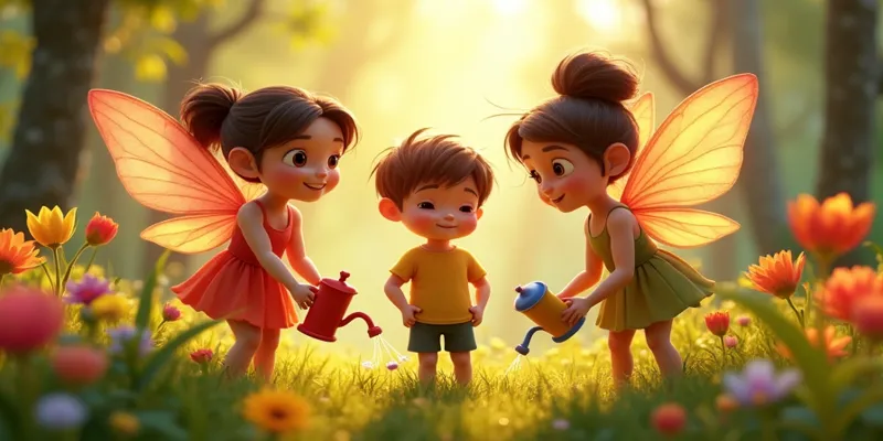 Ormandaki Dostluk ve Yardım Hikayesi Yardım Sever Periler - 7