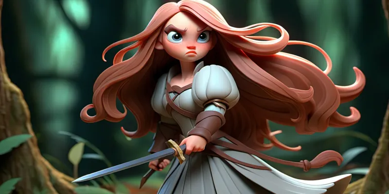 Yemyeşil Ormanda Bulunan Gizli Kale ve Prenses Masalı