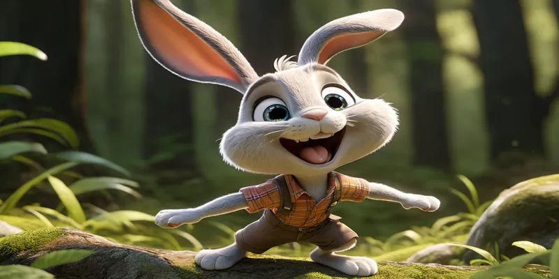 Zıpır Tavşan Ceviz ve Yavaş’ın Neşeli Orman Yolculuğu